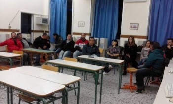 Η "Πολιόχνη" στο Εσπερινό Γυμνάσιο Μύρινας