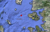Σεισμός  3,4 ρίχτερ νοτιοανατολικά του Αη Στράτη 