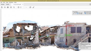 Τρισδιάστατη χαρτογράφηση της σεισμόπληκτης Βρίσας από το Πανεπιστήμιο Αιγαίου